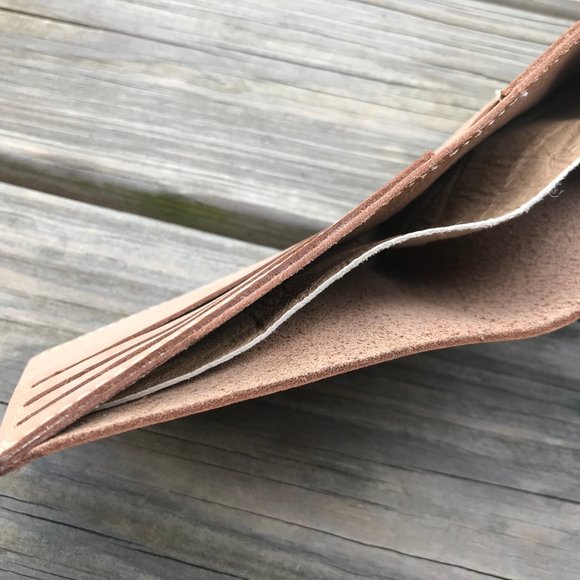 Men Wallet Bifold All Leather Card Holder Purse - Picture 6 of 13